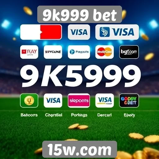 Métodos de pagamento disponíveis na plataforma 9k999 bet